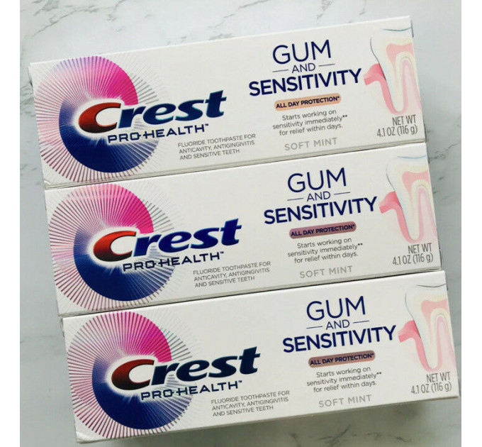 Crest Pro-Health Gum and Sensitivity Sensitive Toothpaste All Day Protection - Зубная паста